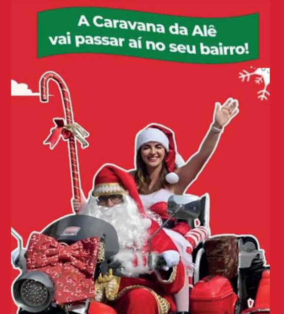 Deputada Alessandra Haber dá a largada à Caravana de Natal, mas ainda filiada ao MDB