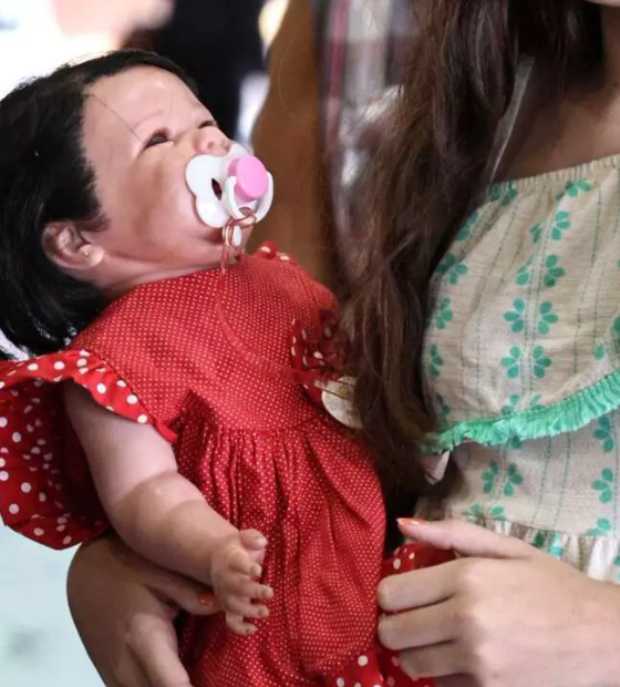 Projeto de lei que pede multa para quem usa bebê reborn para ter prioridade