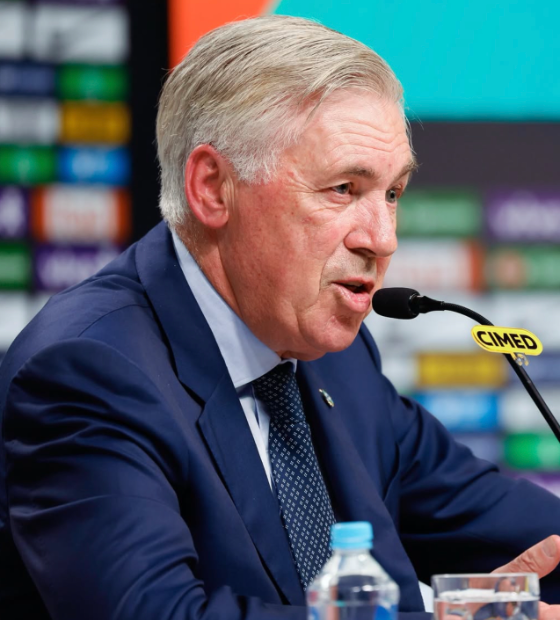 Ancelotti convoca Seleção para jogos de setembro das eliminatórias; Neymar fica fora