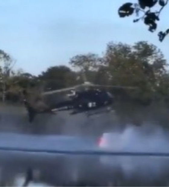 Helicóptero cai em lago ao tentar pegar água durante combate a incêndio na França