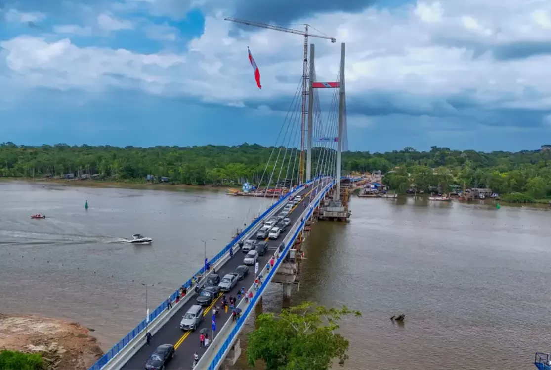 Governo entrega nova ponte estaiada entre Icoaraci e Outeiro, em Belém