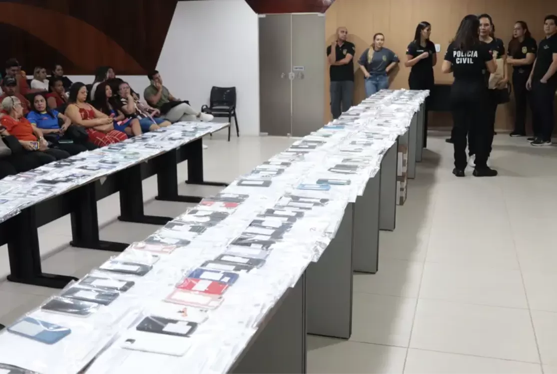 Polícia Civil vai devolver aos devidos donos mais de 500 celulares recuperados
