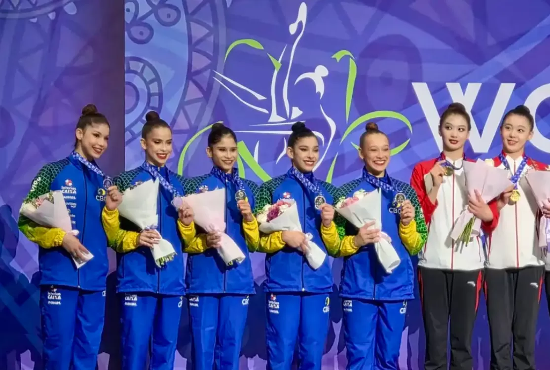 Brasil garante duas medalhas na Copa do Mundo de Ginástica Rítmica