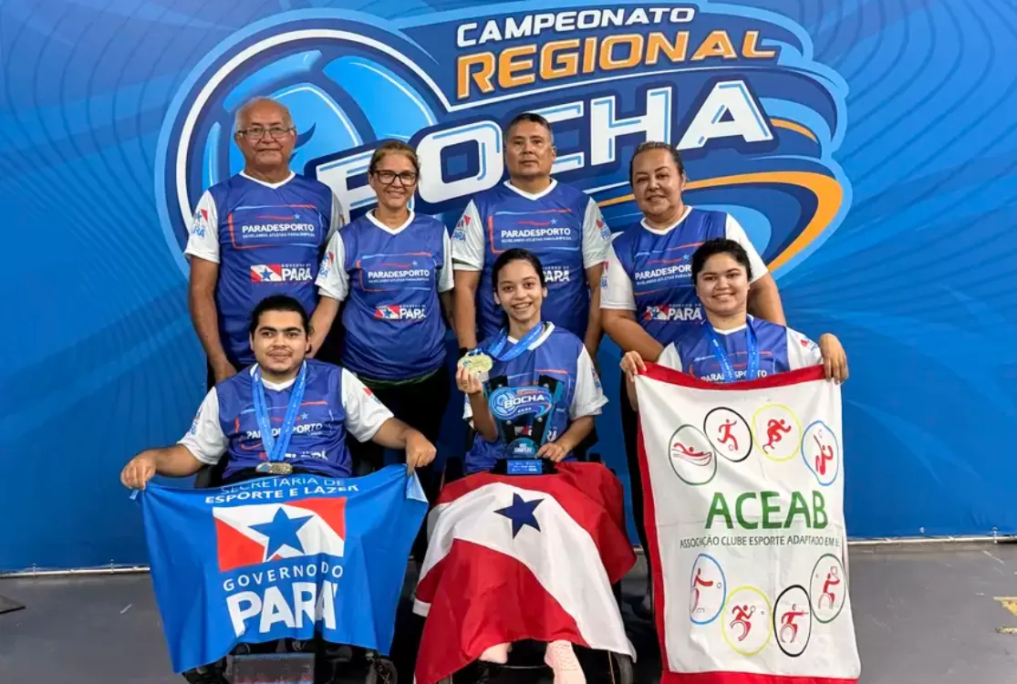 Pará conquista 2º lugar geral no Regional Norte de Bocha Paralímpica