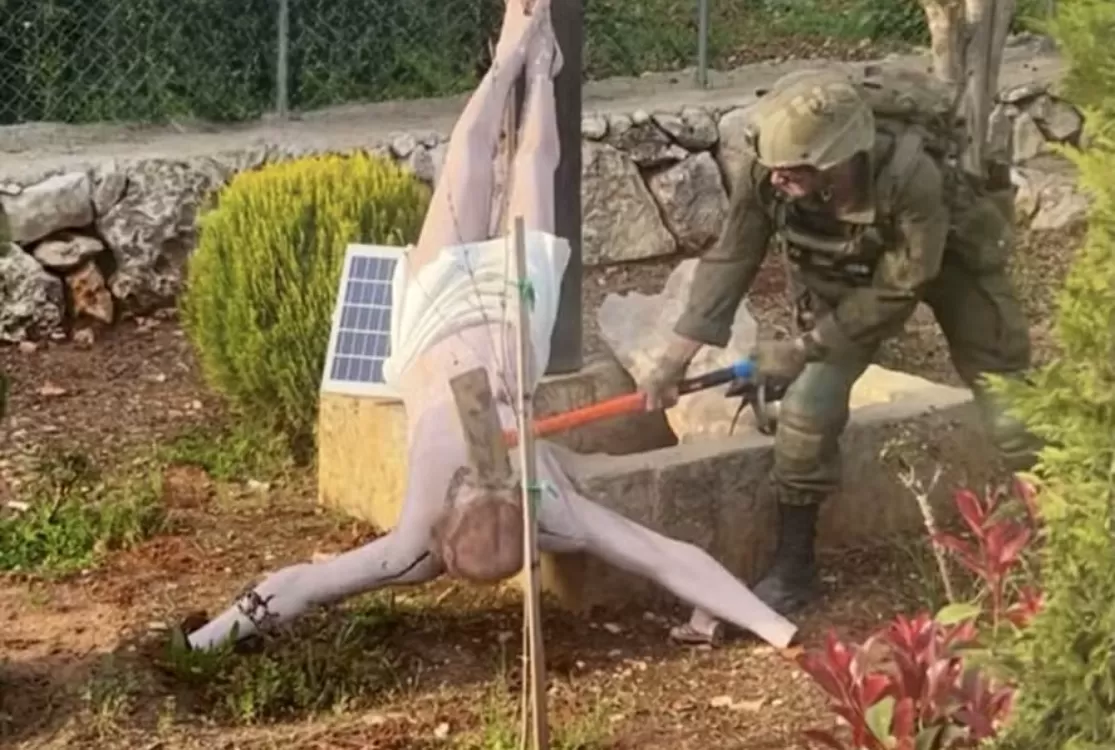 Soldado israelense que vandalizou imagem de Jesus no Líbano será preso e julgado