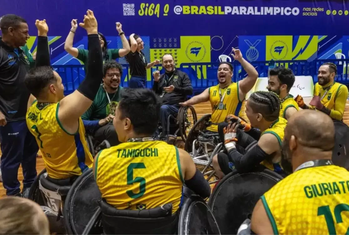 Seleção brasileira de rúgbi em cadeira de rodas conquista torneio internacional