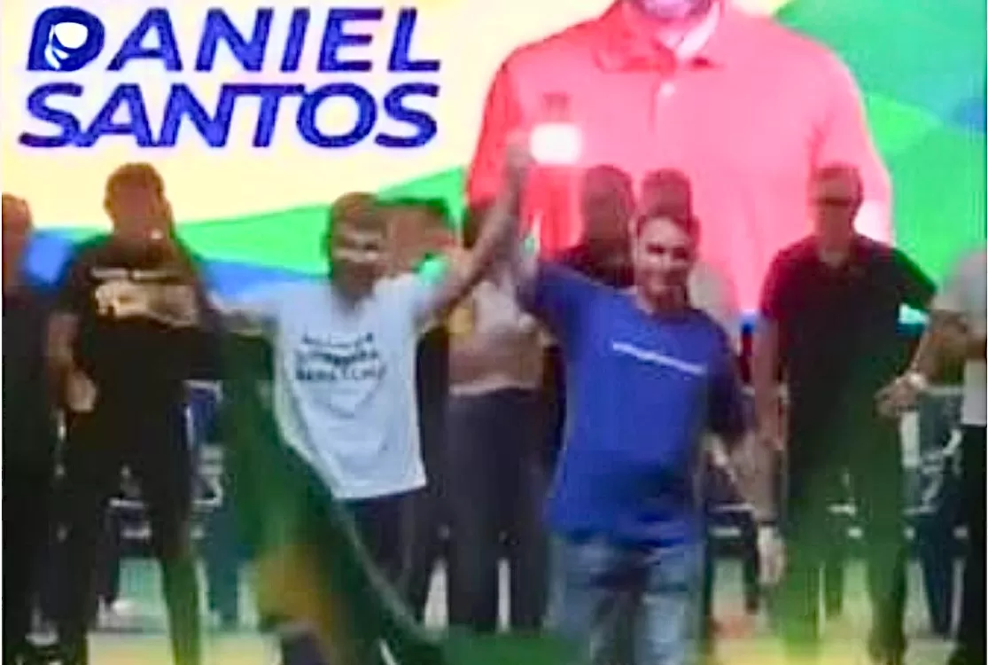 Presidenciável Flávio Bolsonaro cumpre agenda em Belém ao lado de Daniel Santos